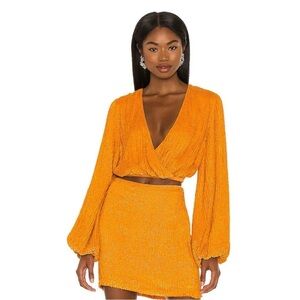 Retrofete Viva Top In Orange Size XS fr noon REVOLVE